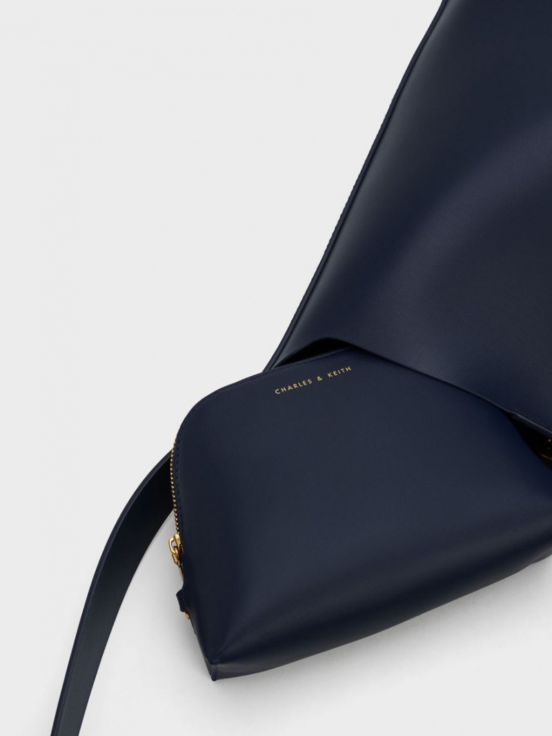 Charles & Keith Edna Tragetaschen Navy | 314AXKINF
